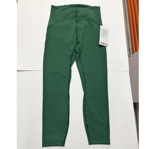 Lululemon Tights InStill High-Rise 25" SmoothCover Size 8 Everglade Green EVRG